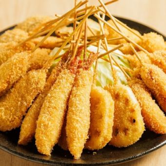 【お得プラン】★土日限定★　串カツ食べ放題～定番から変わり種まで～　3000円→2500円