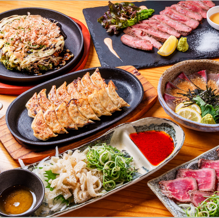 餃子食べ放題コース!?　自慢の焼き餃子を食べ放題できます！