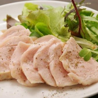 大人気！低温調理の鶏たたき