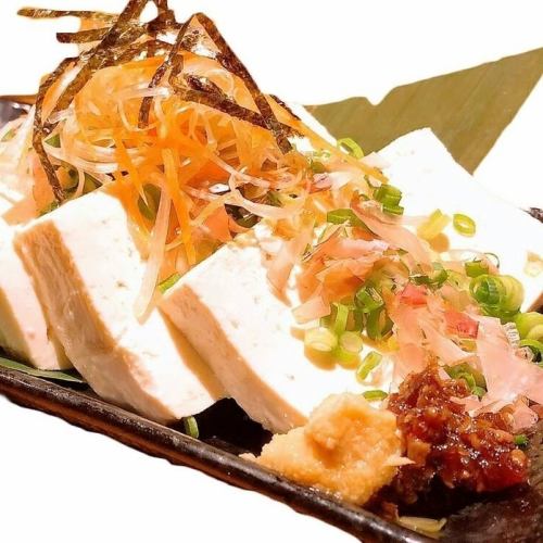 冷豆腐加大量调味品