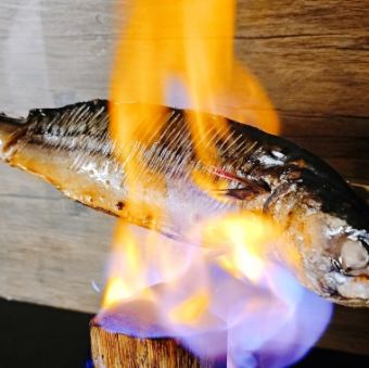 大トロさばの一本焼き