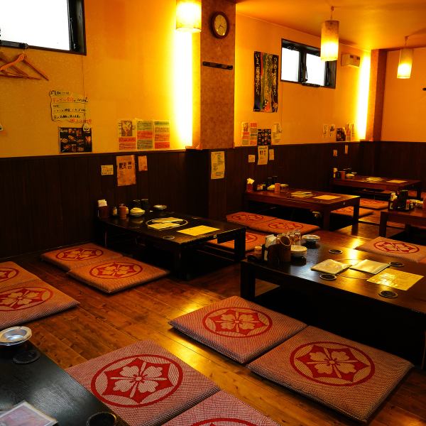 MAX 70 people OK so respond to various banquets such as company banquets and circle launches ◎ [Kagoshima Central Station / company return / girls' party / private room / private drinks / unlimited drinks / banquet / meat / local fried chicken]