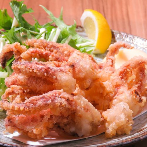 오징어 밑발 튀김