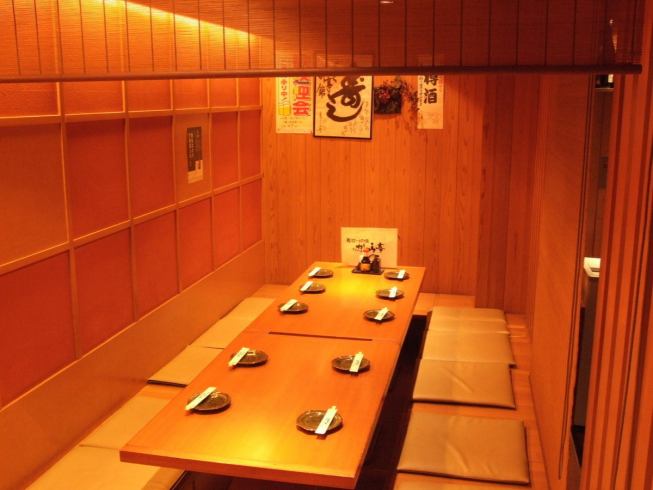 Close to the station, can accommodate more than 10 people! Banquets and private rooms are attractive in a relaxing tatami room