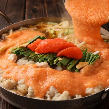 [3-Hour All-You-Can-Drink Included] Hakata Mentaiko Tororo Hot Pot x Kyushu Cuisine 'Saikai' - 9 Dishes Including Sashimi Platter and Vegetable Rolls - ¥6950 ⇒ ¥6000