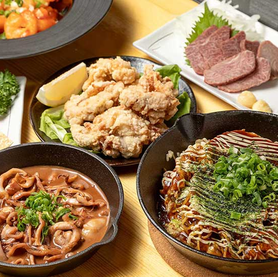 道産食材や釣りたて旬魚＆お肉の鉄板焼きを心ゆくまでご堪能！