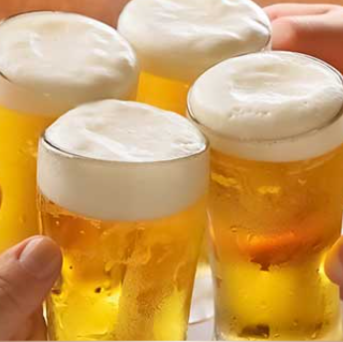 90分飲み放題コースは+550円(税込)でグレードアップ♪