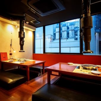 The tatami room of the digger is a completely private room.Only one room is available, so make a reservation as soon as possible.