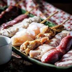 Assortment of 7 types of yakitori