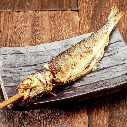 Jumbo sardine skewers