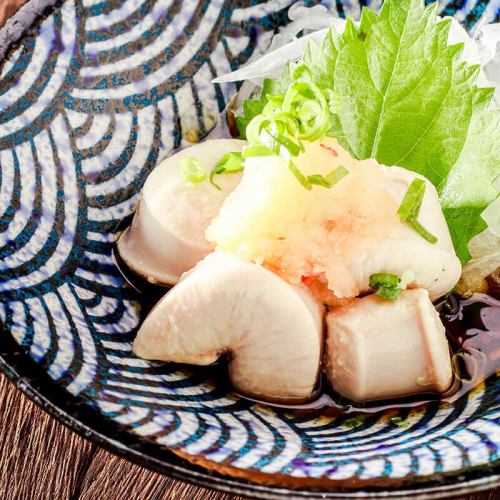 Bonito milt with ponzu sauce