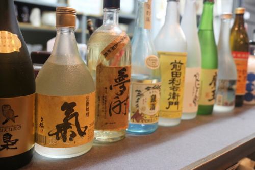 Variety of kinds of sake ☆