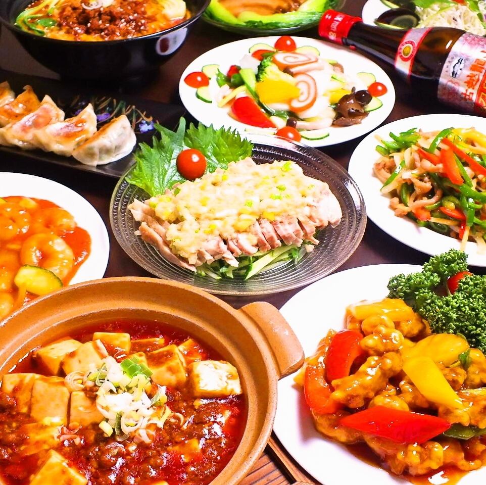 All-you-can-eat and all-you-can-drink of over 80 kinds of authentic Chinese food! Women 3000 yen (excluding tax)