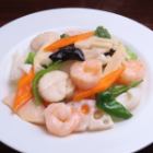 ブロッコリーとカニあんかけ/海鮮と野菜炒め 各