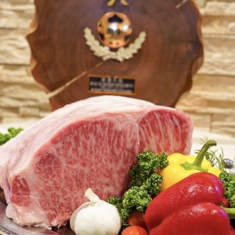 【ビストロアトリ 12周年記念】A5ランク鹿児島県産黒毛和牛サーロイン60分食べ放題プラン