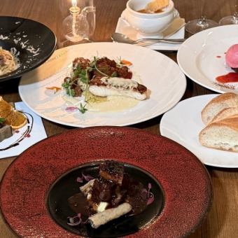 웰컴 음료 포함 고급 엄선 식재료를 사용 크리스마스 한정 코스