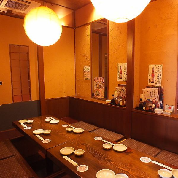 There is also a private room on the 2nd floor that you can use with peace of mind, keeping the distance from your surroundings.It is also recommended for those who want a little meal with their family! Private rooms for 8 people can also be used by 3 or 4 people ♪
