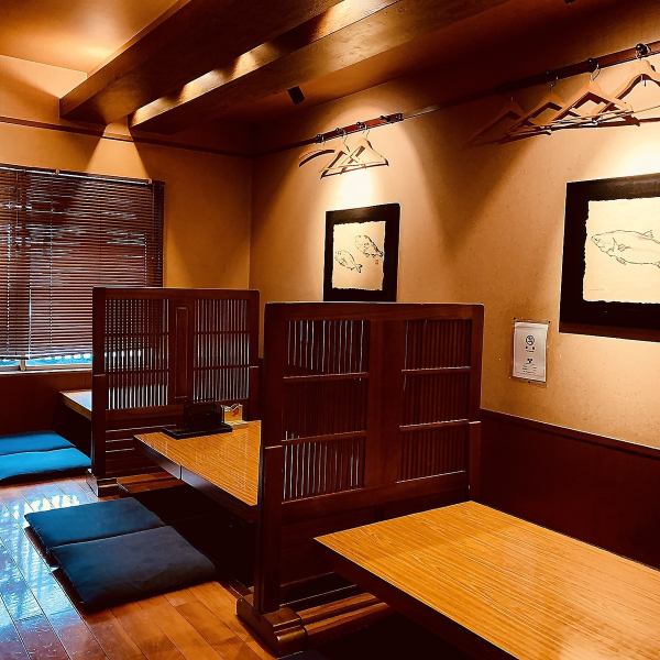 The calm atmosphere of the private room is perfect for small gatherings! We are waiting for all the staff to prepare food so that you can enjoy food safely and safely! Children are happy to relax with a digging kotatsu Please ♪