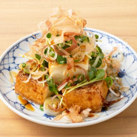 【酒場の定番】厚揚げ豆腐