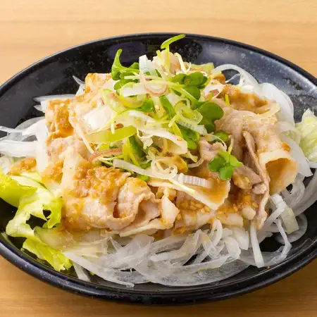 豚しゃぶサラダ(ごまぽん酢)/ロースハムと生野菜のサラダ