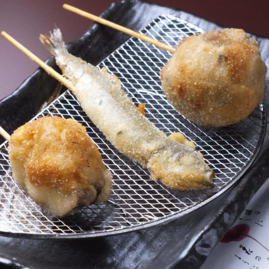 Kushikatsu is authentic! There are many different kinds of beef including royal road beef!
