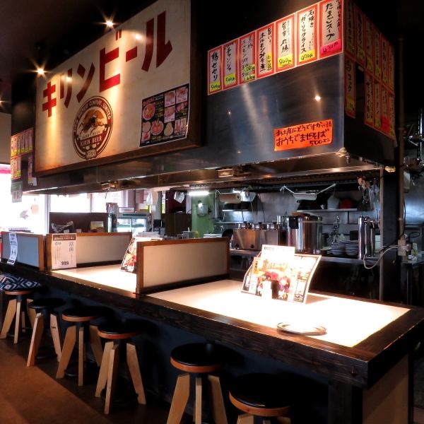Please be assured even if you come to the store by yourself.The counter seats are designed so that you can easily enjoy yakiniku.