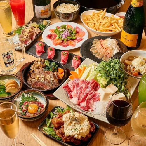 各種ご宴会におすすめ！飲み放題付コース★4500円～ご用意しております