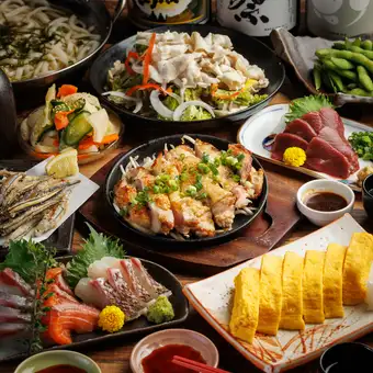 【人気No.1】全8品3時間飲み放題付！選べるメインの蓮おすすめ贅沢宴会コース