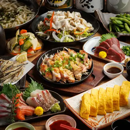 【人気No.1】全8品3時間飲み放題付!選べるメインの蓮おすすめ贅沢宴会コース