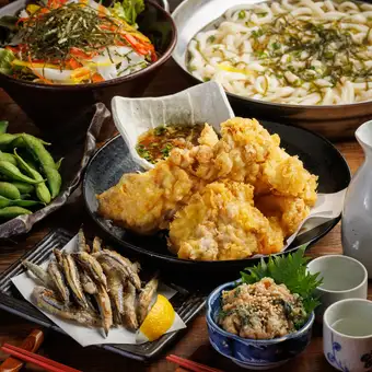 【お得に宴会】平日限定！全6品2時間飲み放題付！お得な宴会コース 