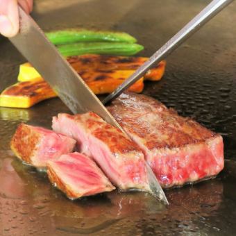 盡享黑毛和牛肋排等牛排！ 「凜」套餐