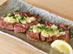 두꺼운 송아지 탄 ~ 파 소금 소스 ~