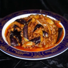 Mapo eggplant or sweet and spicy stir-fry