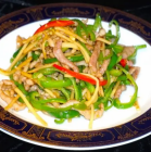 Green pepper and pork (chinjaorusu)