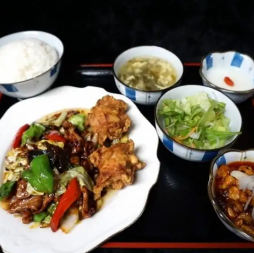 デラックス回鍋肉定食