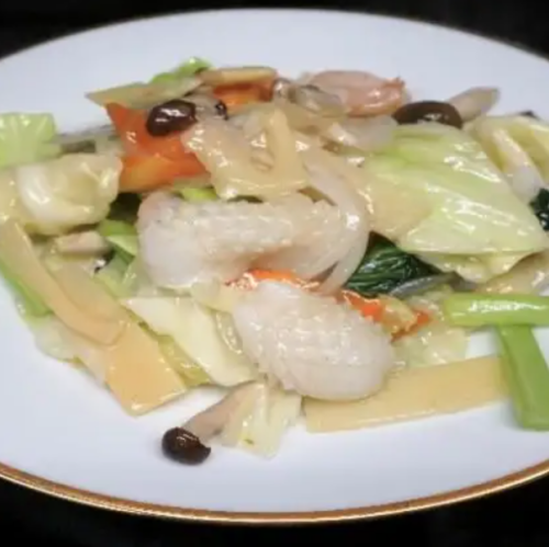 デラックス海鮮八宝菜定食
