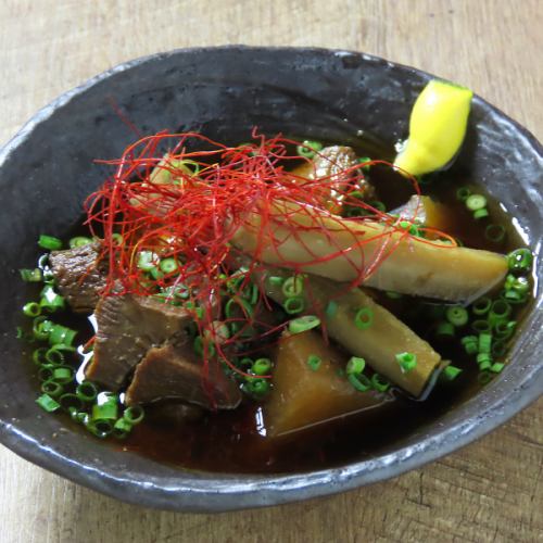 [Simmered until melty] Stewed minced domestic beef tongue tendon