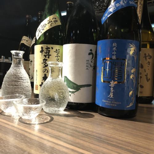 日本酒も全て福岡生まれ！