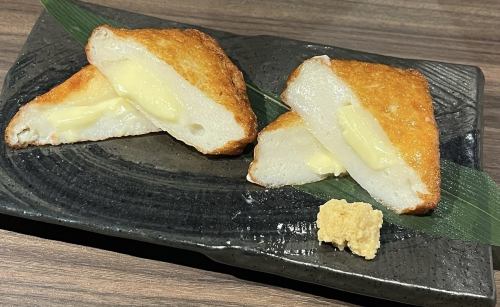 Fish cake with cheese tempura