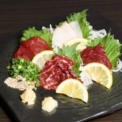 Directly shipped from Kumamoto! Fatty tuna horse sashimi too!