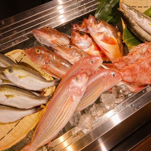 Extremely fresh! Carefully selected seafood