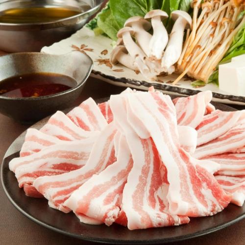 Echigo Mochi Pork Shabu-shabu (1 portion)