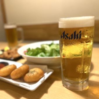 《期間限定》ゆったり3時間【単品飲み放題/2980円→1980円】生ビールや日本酒など充実の品揃え♪
