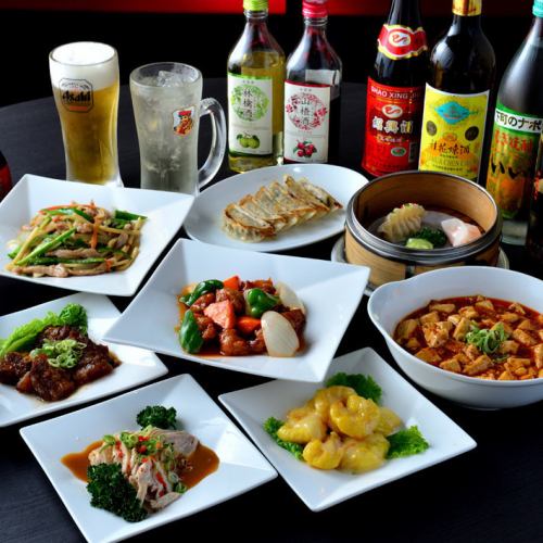 [All-you-can-eat and drink order buffet] Authentic Chinese cuisine! Draft beer OK★ All-you-can-eat and drink 3,100 yen (tax included)