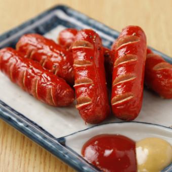 二刀流サチヤの赤色バット(赤ウィンナー)