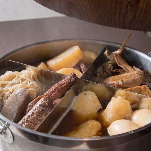 一年中楽しんでいただける、出汁が染みわたるおでん♪