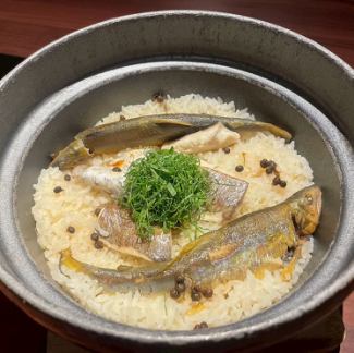 季節の鯛めし【鮎と山椒鯛めし】　1～2名様（小）