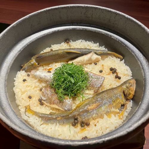季節の鯛めし【鮎と山椒鯛めし】　1～2名様（小）