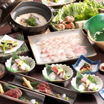 【11月12月限定】飲み放題90分付　豪華【２大名物をご堪能~湊〇コース】（全８品）8,800円
