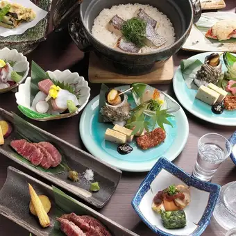 【大満足!ビジネスシーンにも◎】飲み放題90分付【名物~鯛めしコース】(全8品)7,000円